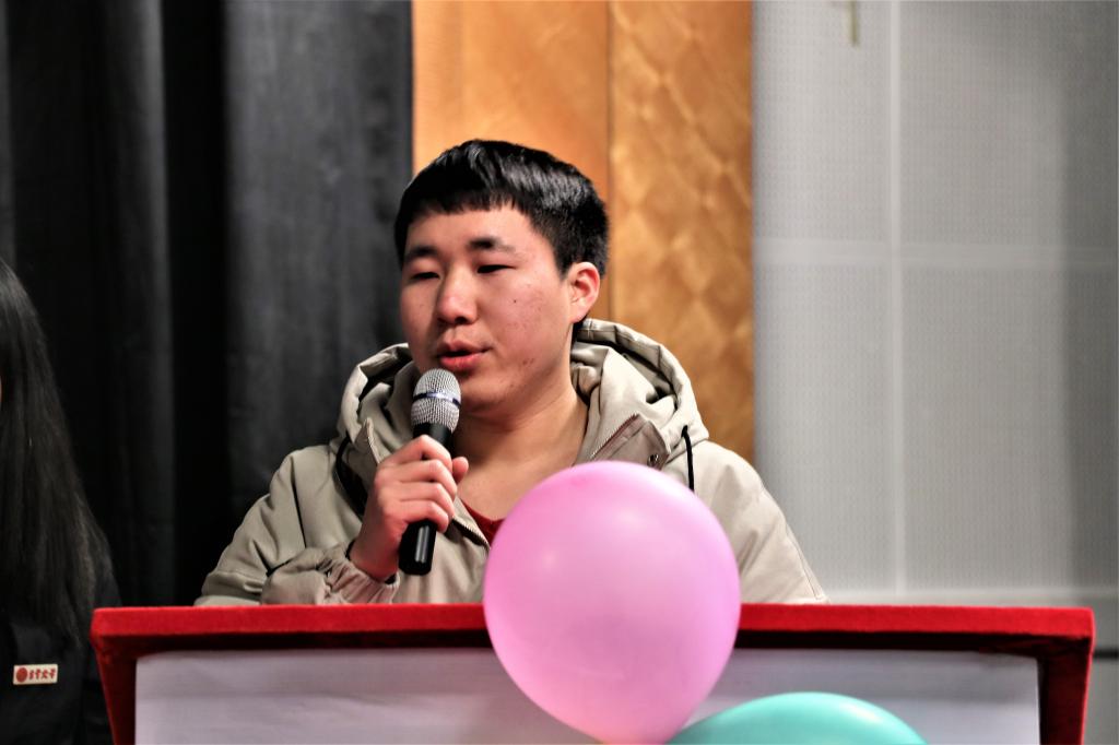 图为 吴广发言(张意 摄)