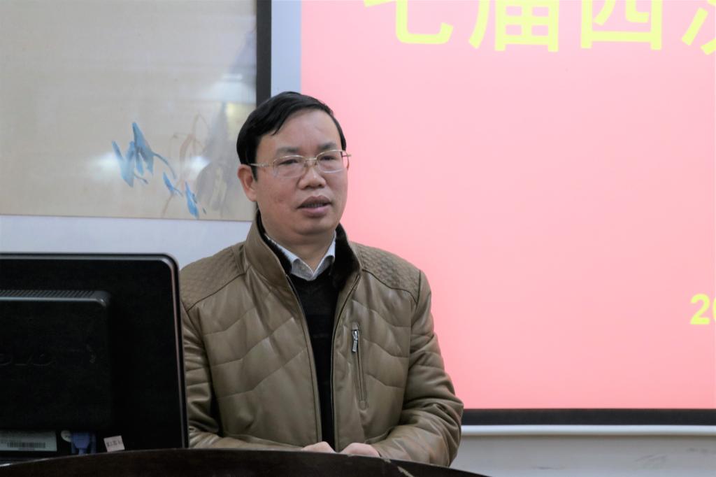 图为 黄昕发表讲话(王捷 摄)