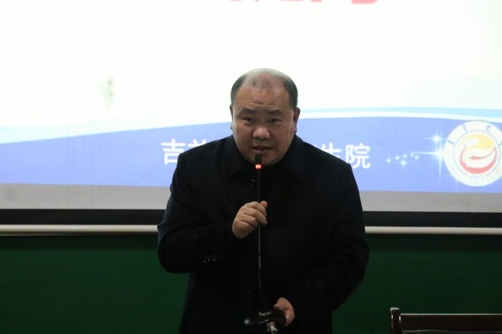 图为 李端生讲话(朱嘉昕 摄)