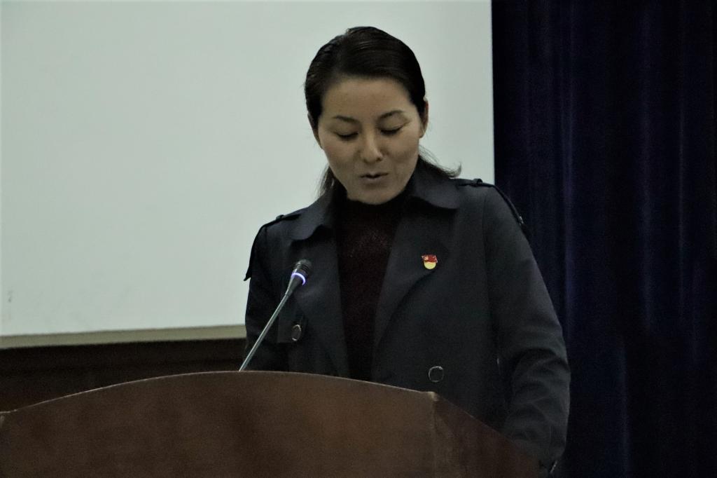图为 吴湘军发言(康昭艺 摄)